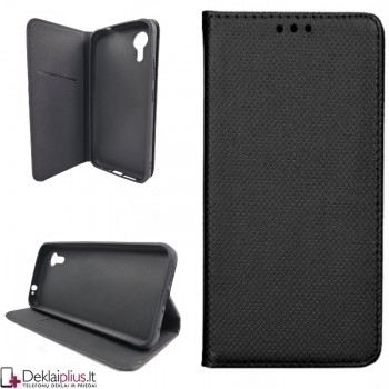 Telone atverčiamas dėklas - juodas (Samsung Xcover 7)